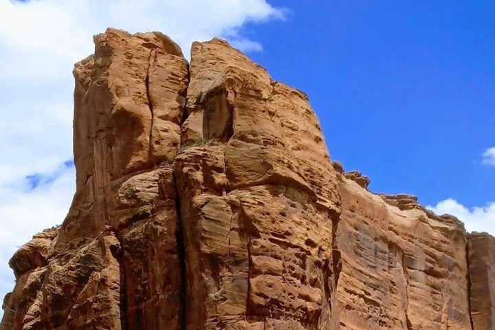 a view of a rocky mountain